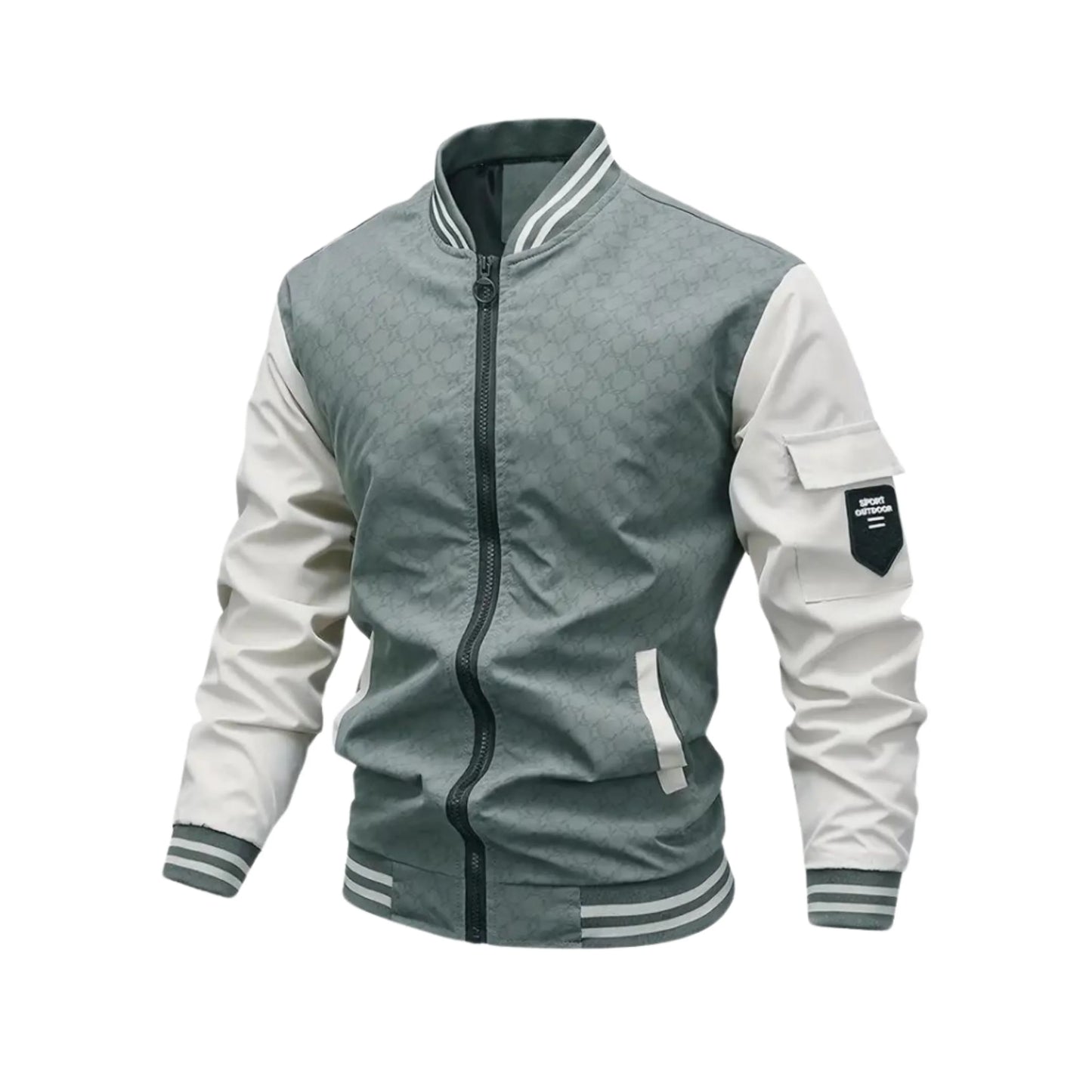 Veste Homme Sport Chic Contrastée