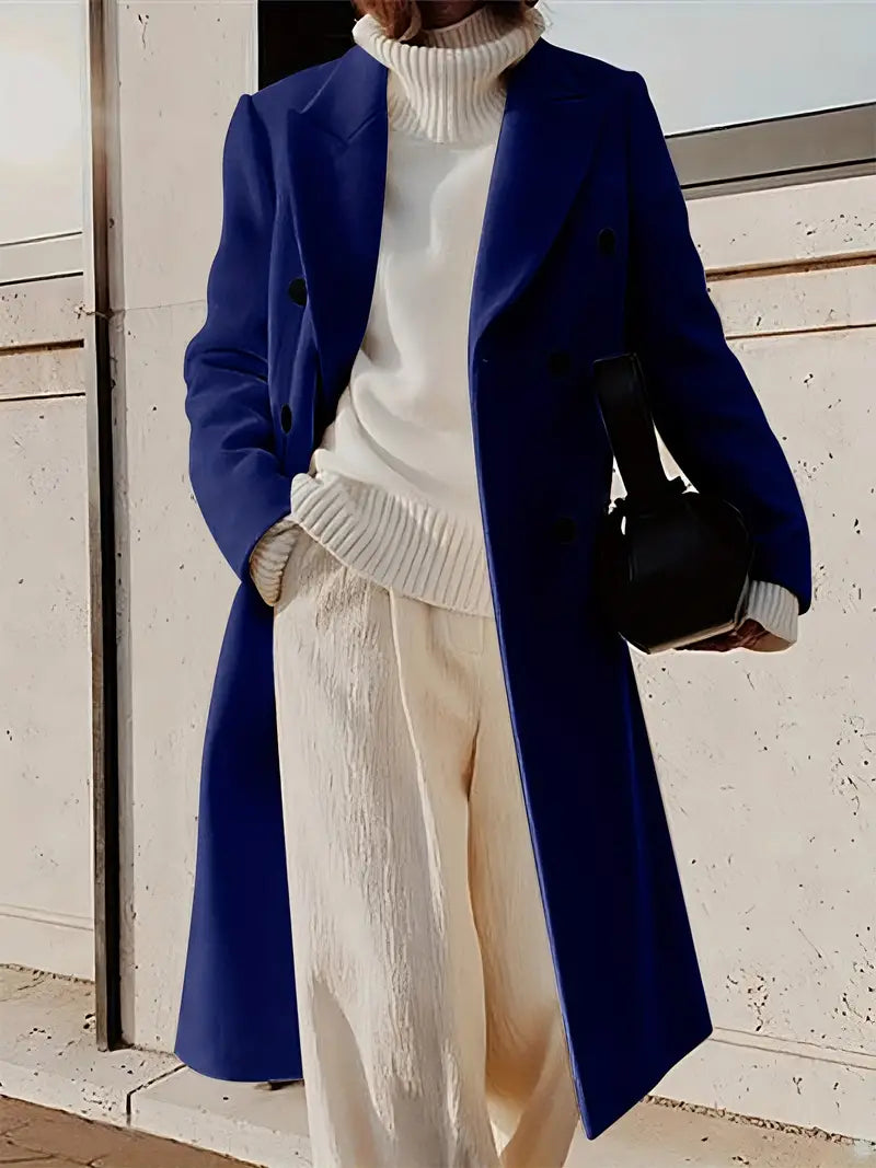 Manteau Femme Chic en Cachemire avec Capuchon