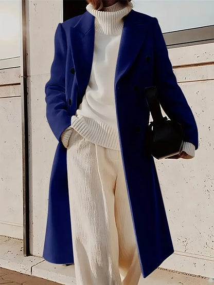 Manteau Femme Chic en Cachemire avec Capuchon