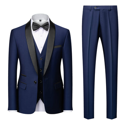 Costume Homme 3 Pièces Classique Élégant Mariage - PanierRoyale