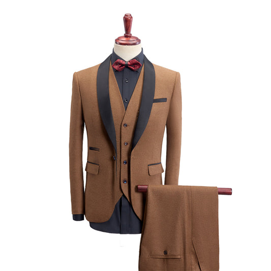 Costume Homme Mariage 3 Pièces Classique Slim Fit - PanierRoyale