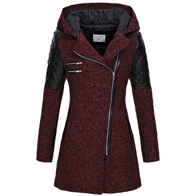 Manteau Été ? Non, c'est un manteau hiver, on garde hiver : Manteau Hiver Élégant avec Capuchon
