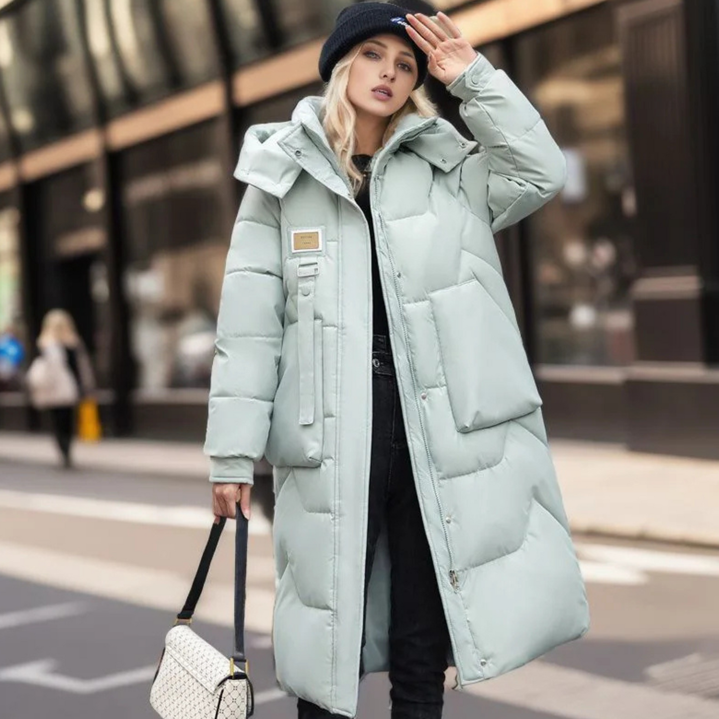 Doudoune Féminine Longue et Chaude Hiver