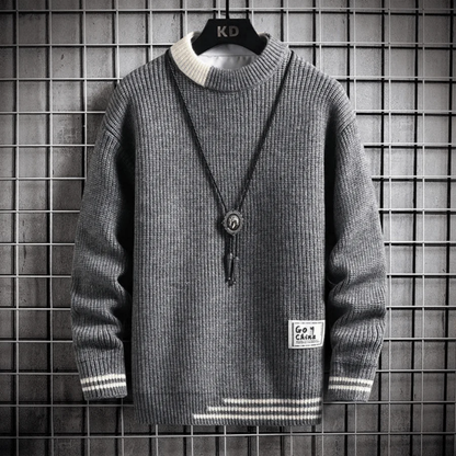 Pull Col Rond Tricot Élégant et Doux