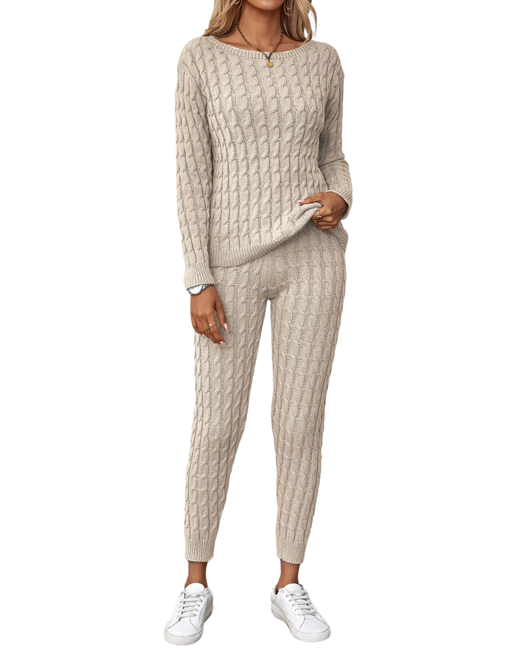 Ensemble Deux Pièces Femme Confortable - Tenue de Maison Chic - PanierRoyale