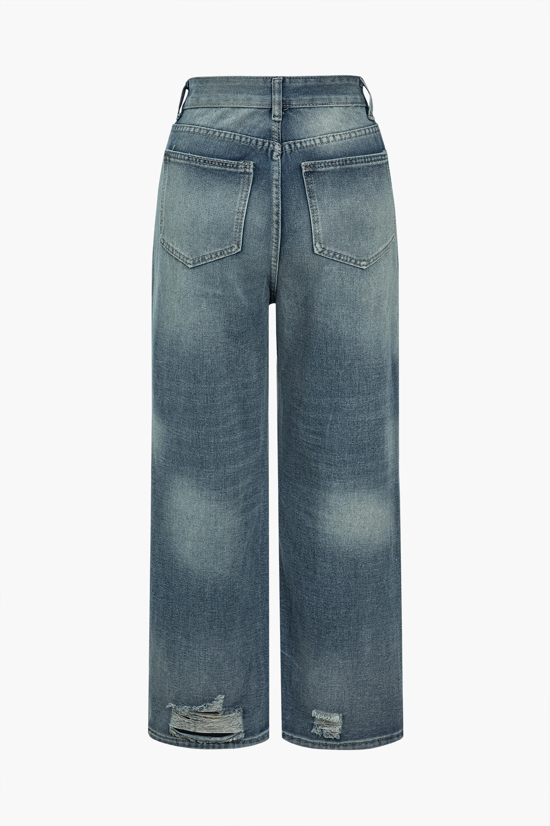 Jeans Bouton Vintage Authentiques Femmes