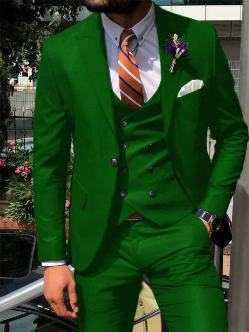 Costume Mariage Homme Classique Tailleur Noir Slim Fit