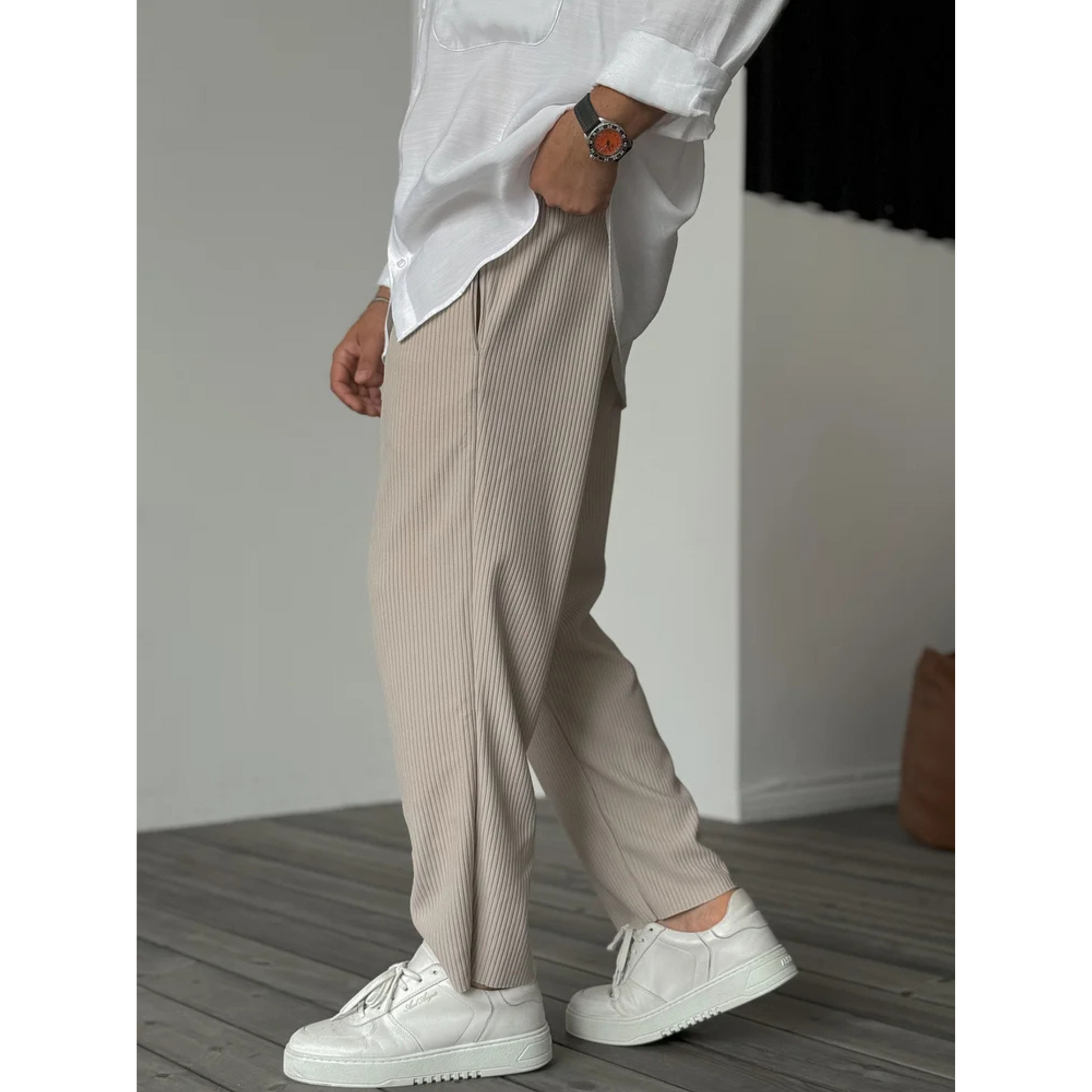 Pantalon Homme Casual et Élégant pour Ville - PanierRoyale