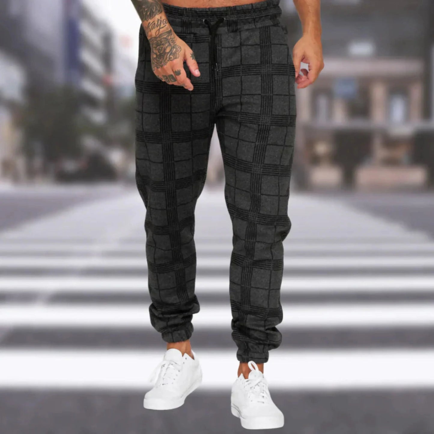 Pantalon Jogging Homme Rayé Sportif