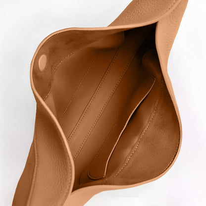Sac à Main Femme Petit Cuir Véritable avec Fermeture et Poignée Supérieure