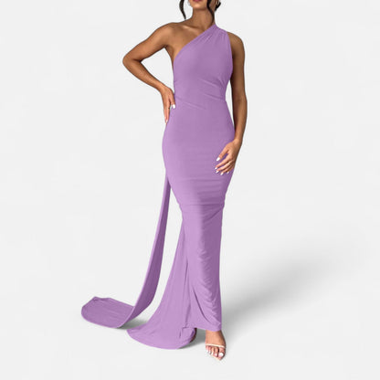 Robe femme maxi épaule dénudée tendance été
