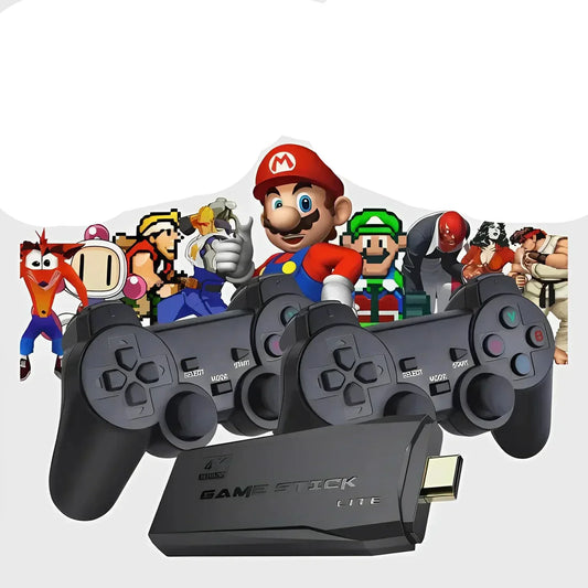 Console de jeux rétro 4K avec manettes et stick HD - PanierRoyale