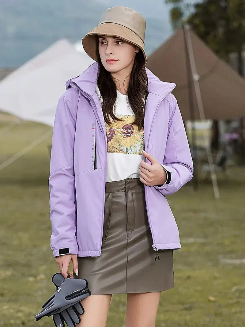 Doudoune Femme Hivernale avec Capuche et Manches Longues - PanierRoyale