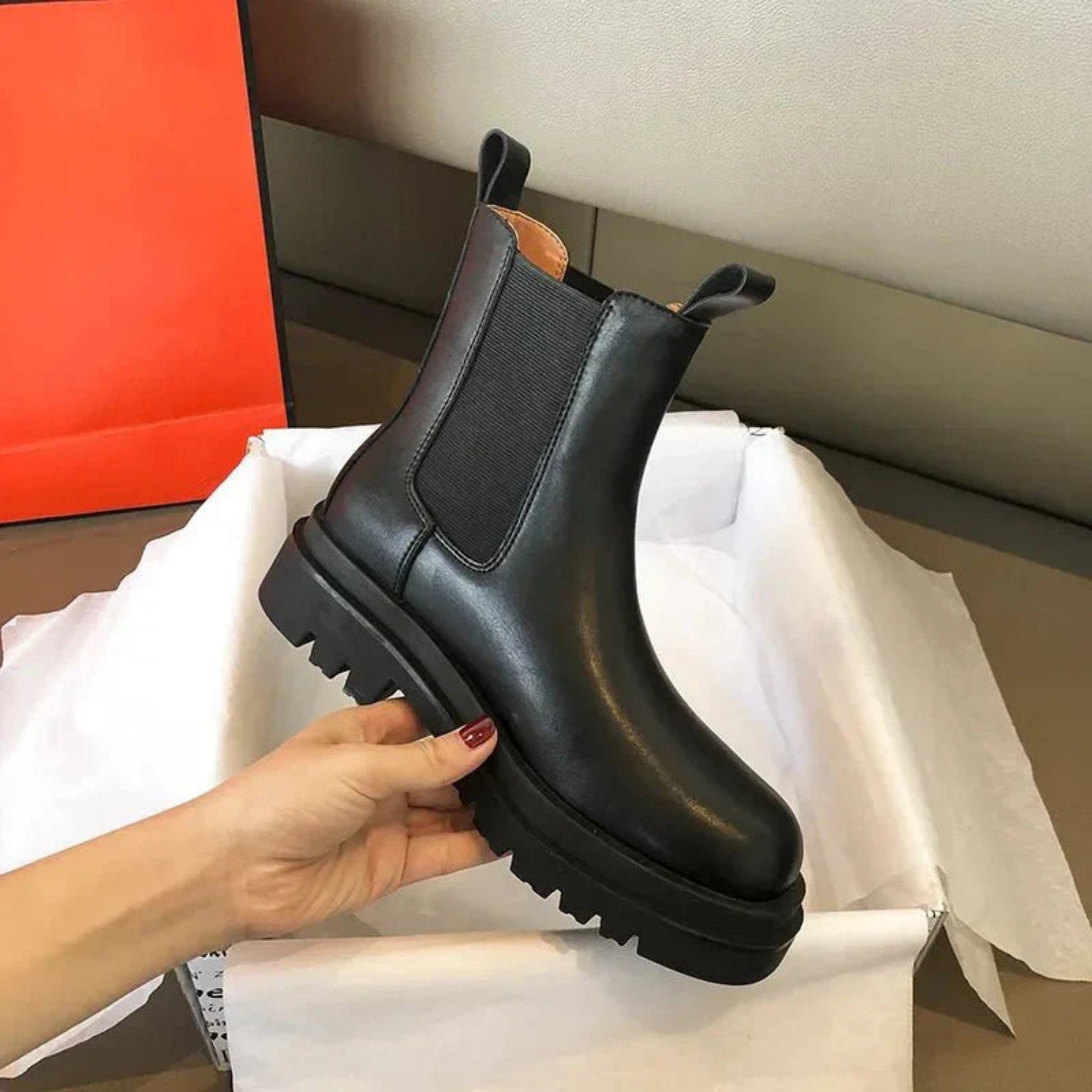 Bottines Chelsea Élégantes pour Femme - PanierRoyale