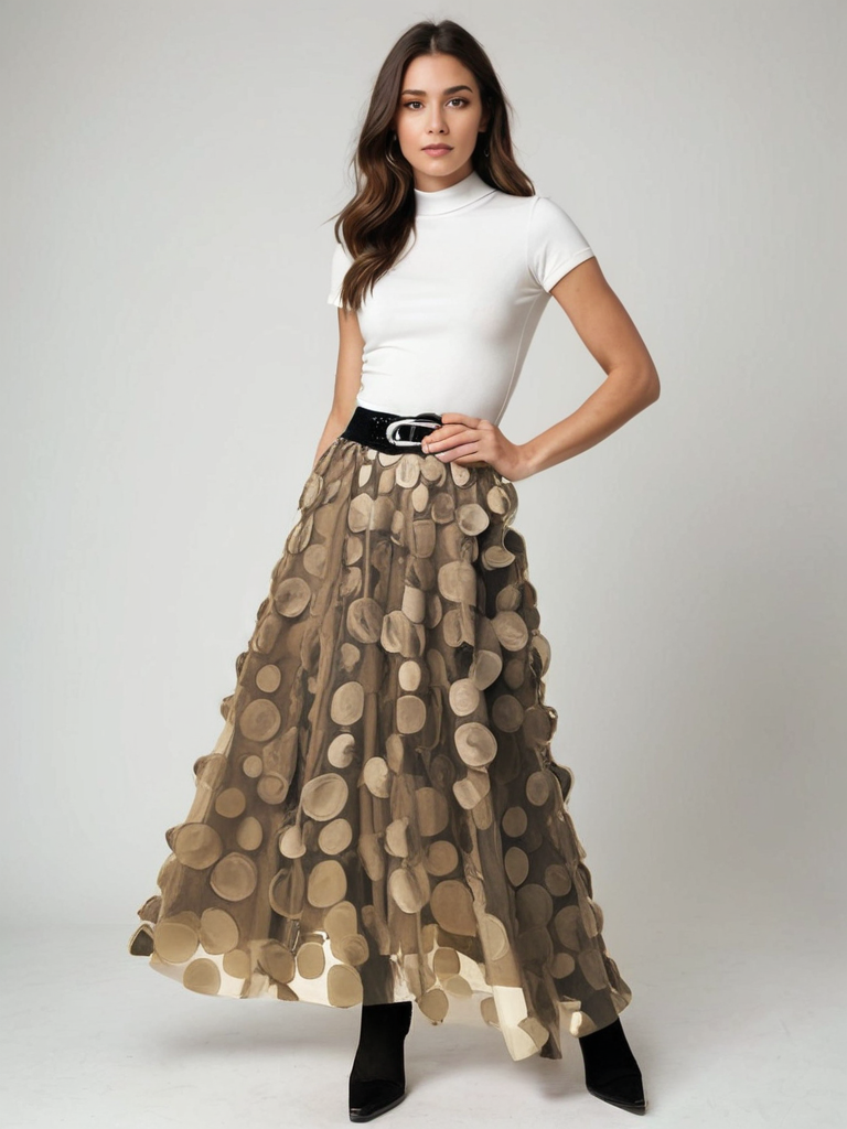 Jupe Longue Femmes Élégante et Confortable pour Toutes Occasions