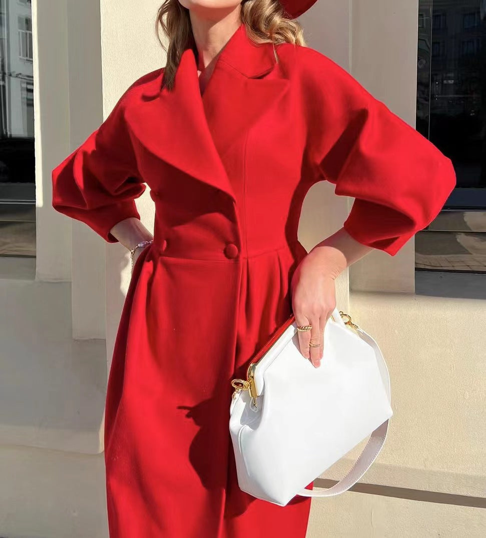 Manteau Femme Hiver Longues Manches Élégant