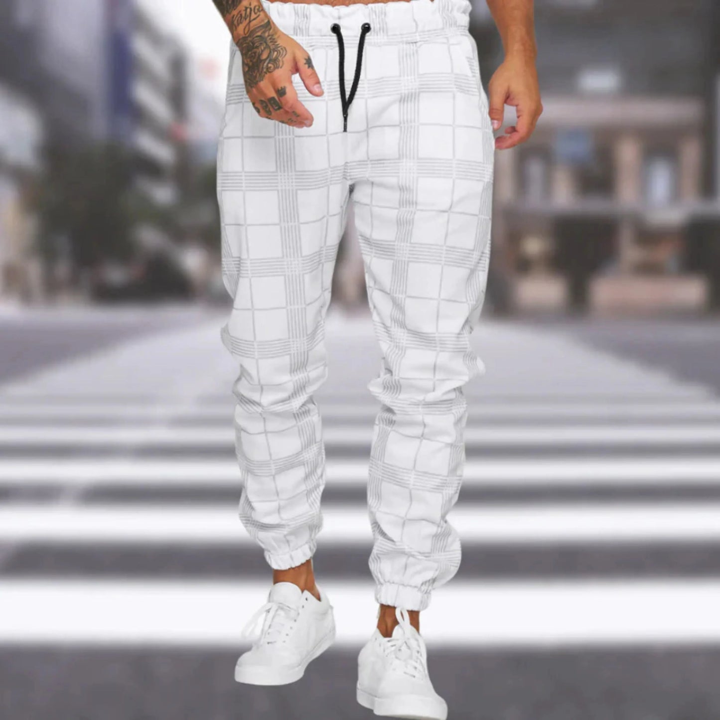 Pantalon Jogger Homme Rayé Sport - luxestyle