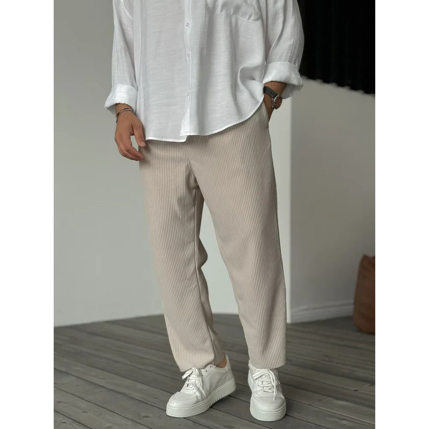 Pantalon Homme Casual et Élégant pour Ville
