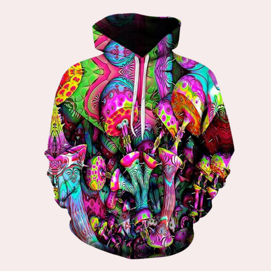 BILLY - Sweat à Capuche à Imprimé Elégant pour Hommes