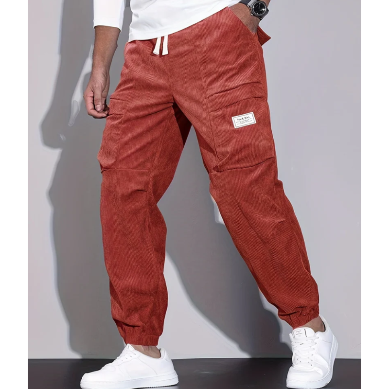 Pantalon Cargo Homme avec Poches Multiples et Design Pratique