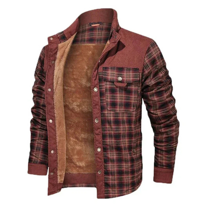 Veste Hiver Homme Élégante avec Fermeture Éclair - PanierRoyale