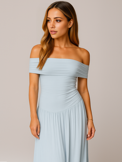 Robe de cérémonie femme grande taille élégante pour mariage
