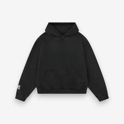 Sweat à capuche molletonné manches longues - PanierRoyale