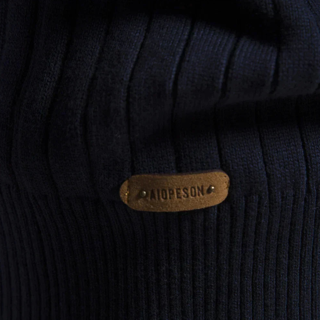 Pull à Manches Longues pour Homme avec Fermeture Éclair