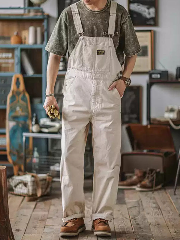 Salopette Homme Coton Brun Comfortable