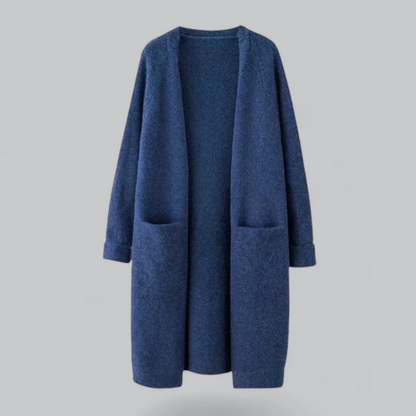 Cardigan Femme Tricot Chaud à Fermeture Ouverte