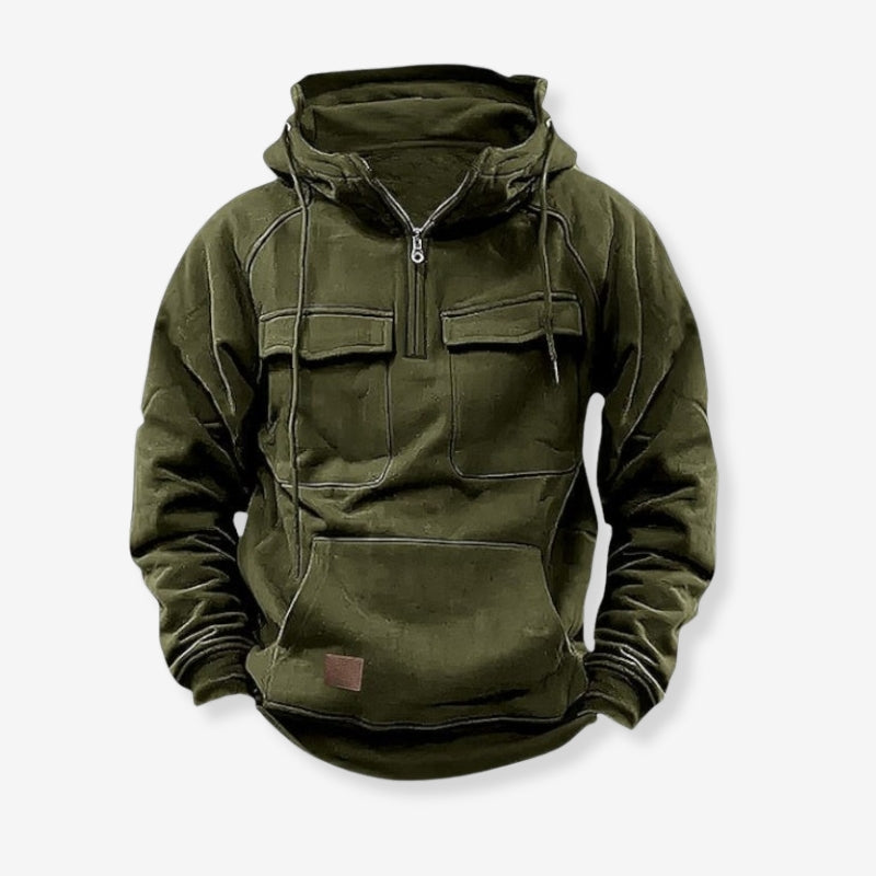 Veste Streetwear Oversize avec Capuche et Poches