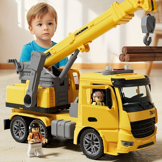 Camion-grue Jouet Sonore avec Lumières et Effets Réalistes - PanierRoyale