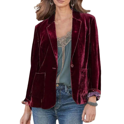 Veste Femme Élégante avec Poches Latérales