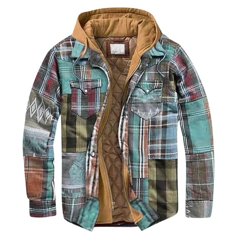 Veste imperméable à capuche zippée longue - PanierRoyale