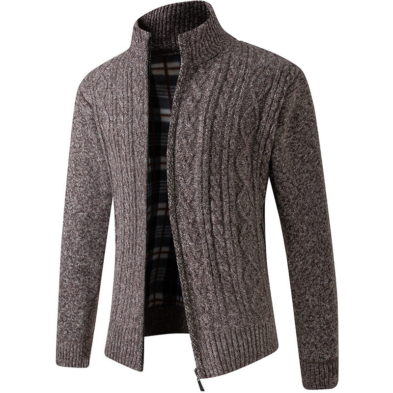 Pull Homme Velours Chaud et Élégant