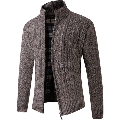 Pull Homme Velours Chaud et Élégant