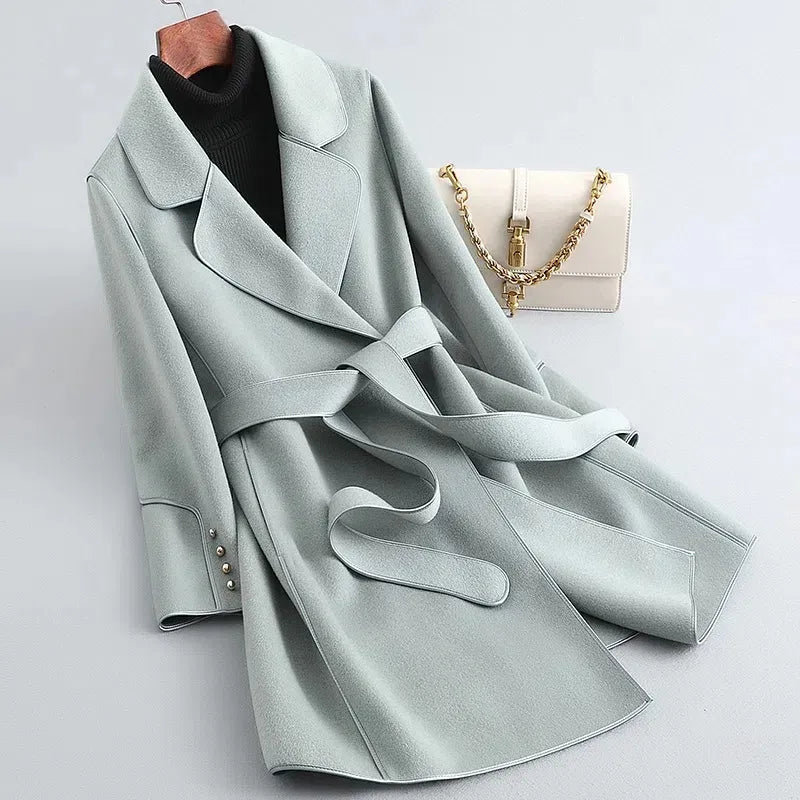 Manteau Femme Long Imperméable et Élégant