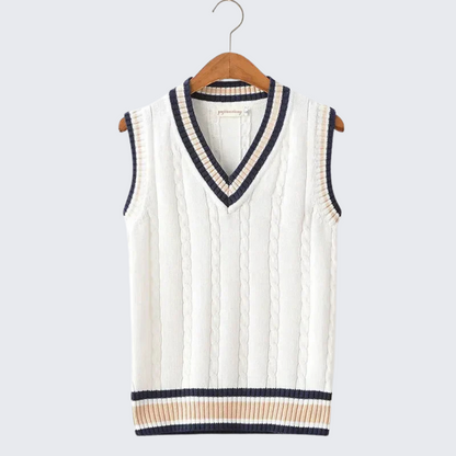 Pull Marin Gilet Col Rond pour Homme