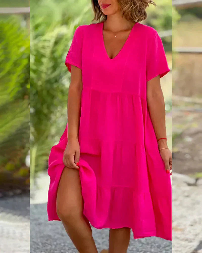 Robe de Soirée Chic Mi-Longue pour Mariage et Fêtes - PanierRoyale