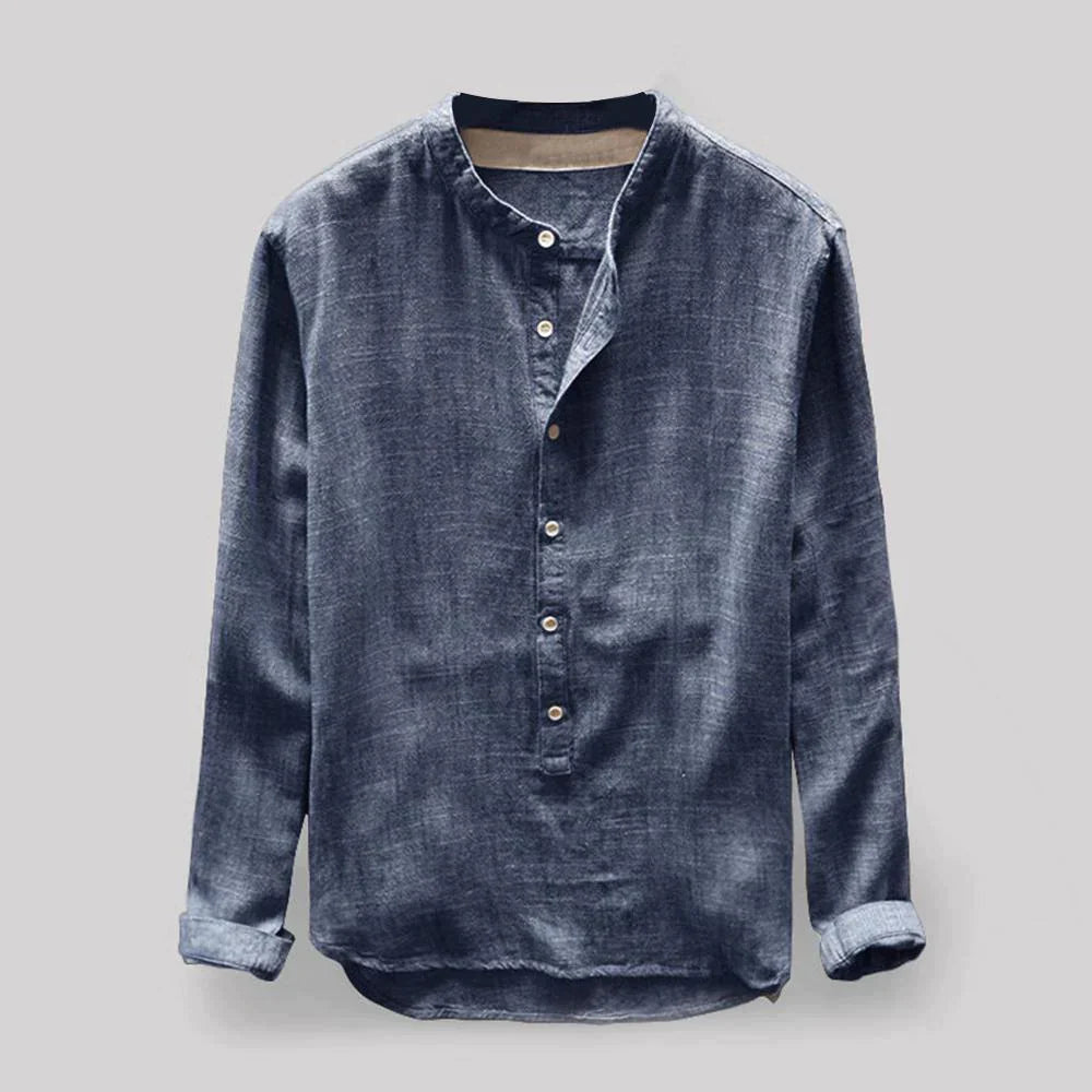 Chemise Décontractée Manches Longues Boutonnées - PanierRoyale