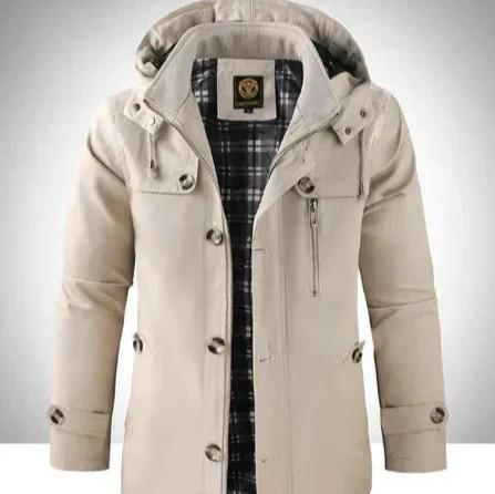 Veste à capuche sport polo homme polyester