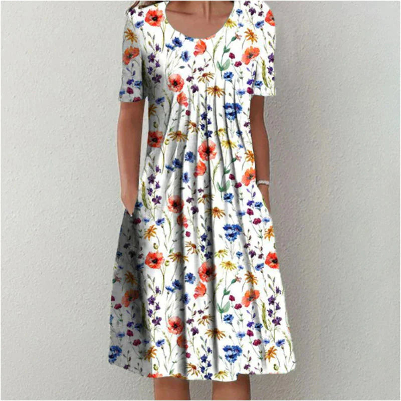 Emma™ – Robe Longue Femme Élégante en Coton Confortable et Polyvalente-1