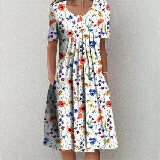 Robe Femme Longue en Coton Doux et Élégante - PanierRoyale