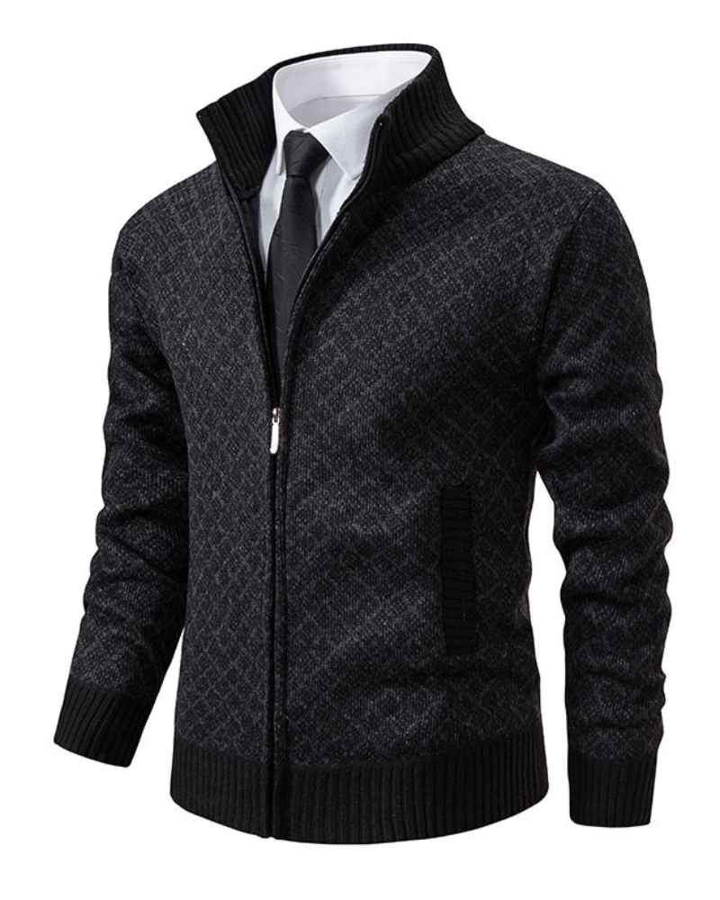 Veste hiver zippée chaude et stylée