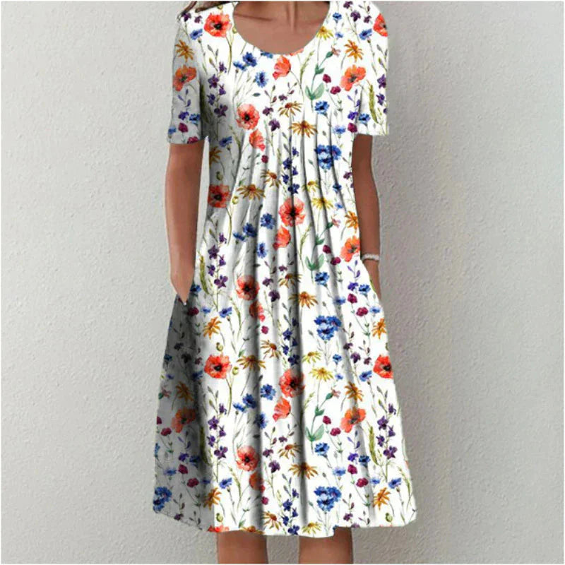 Robe Femme Longue en Coton Doux et Élégante