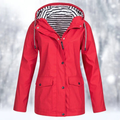 Veste Imperméable Femme Jaune Citron Legère et Étanche