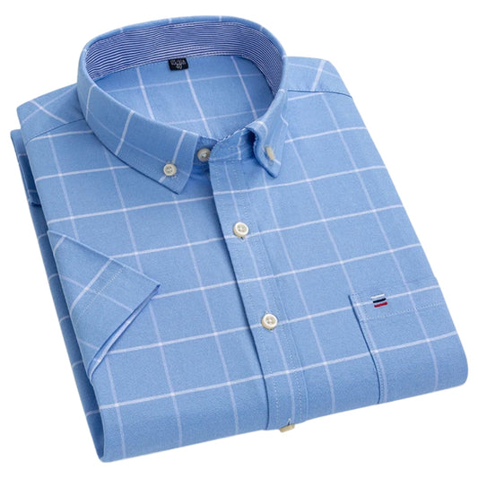 Chemise Homme Lin Été Manches Courtes - PanierRoyale