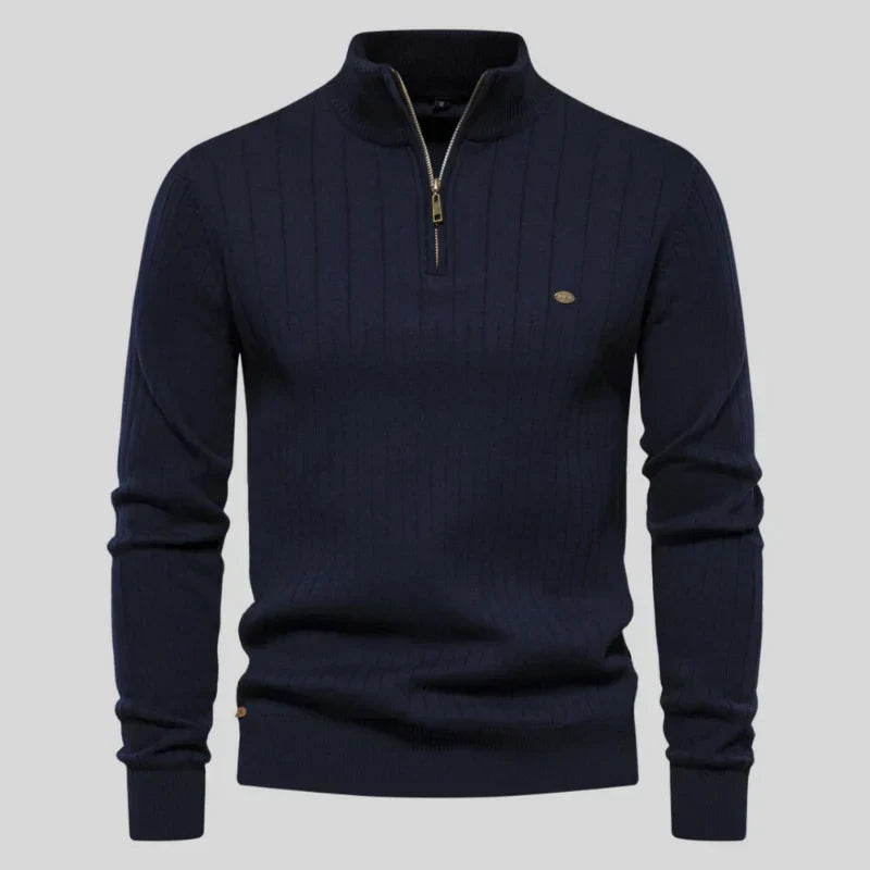 Pull Homme Manches Longues Zippé pour Tous les Jours - PanierRoyale