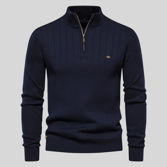 Pull Homme Côtelé Chaud et Confortable pour Hiver - PanierRoyale