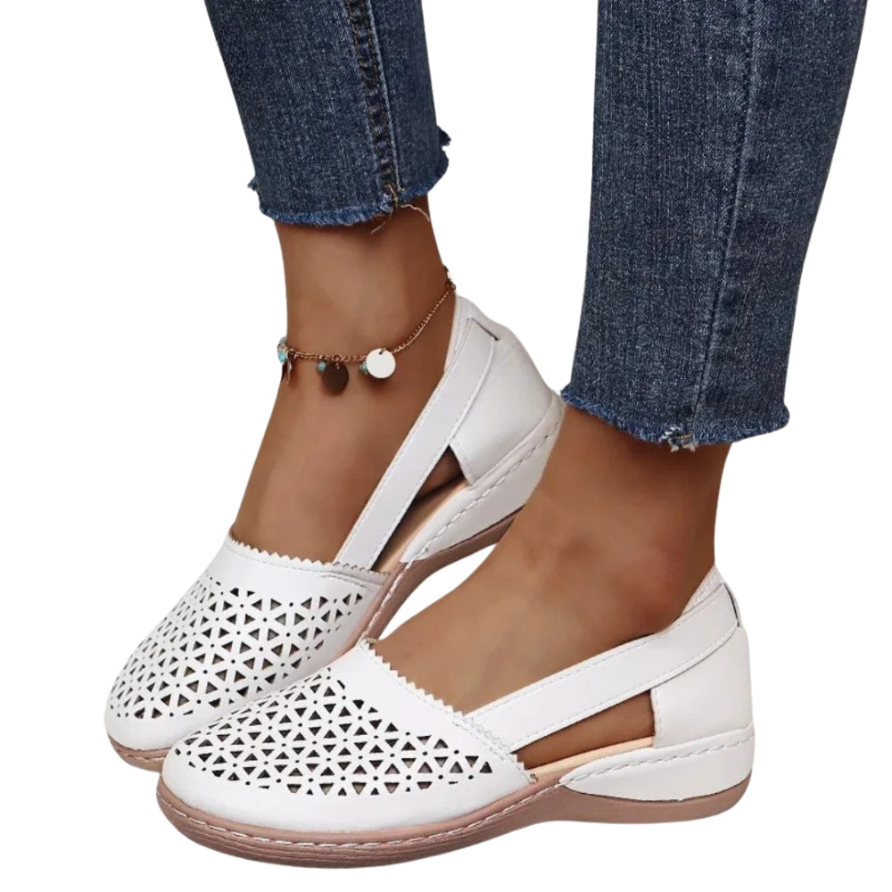 Chaussures Plates Confort à Bout Arrondi pour Femme
